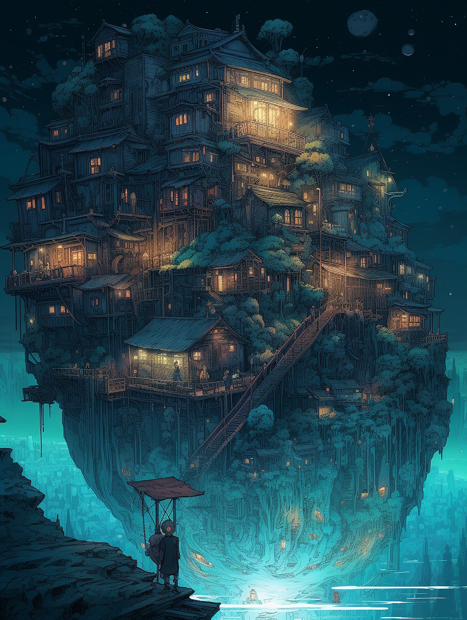 变幻的海底城市