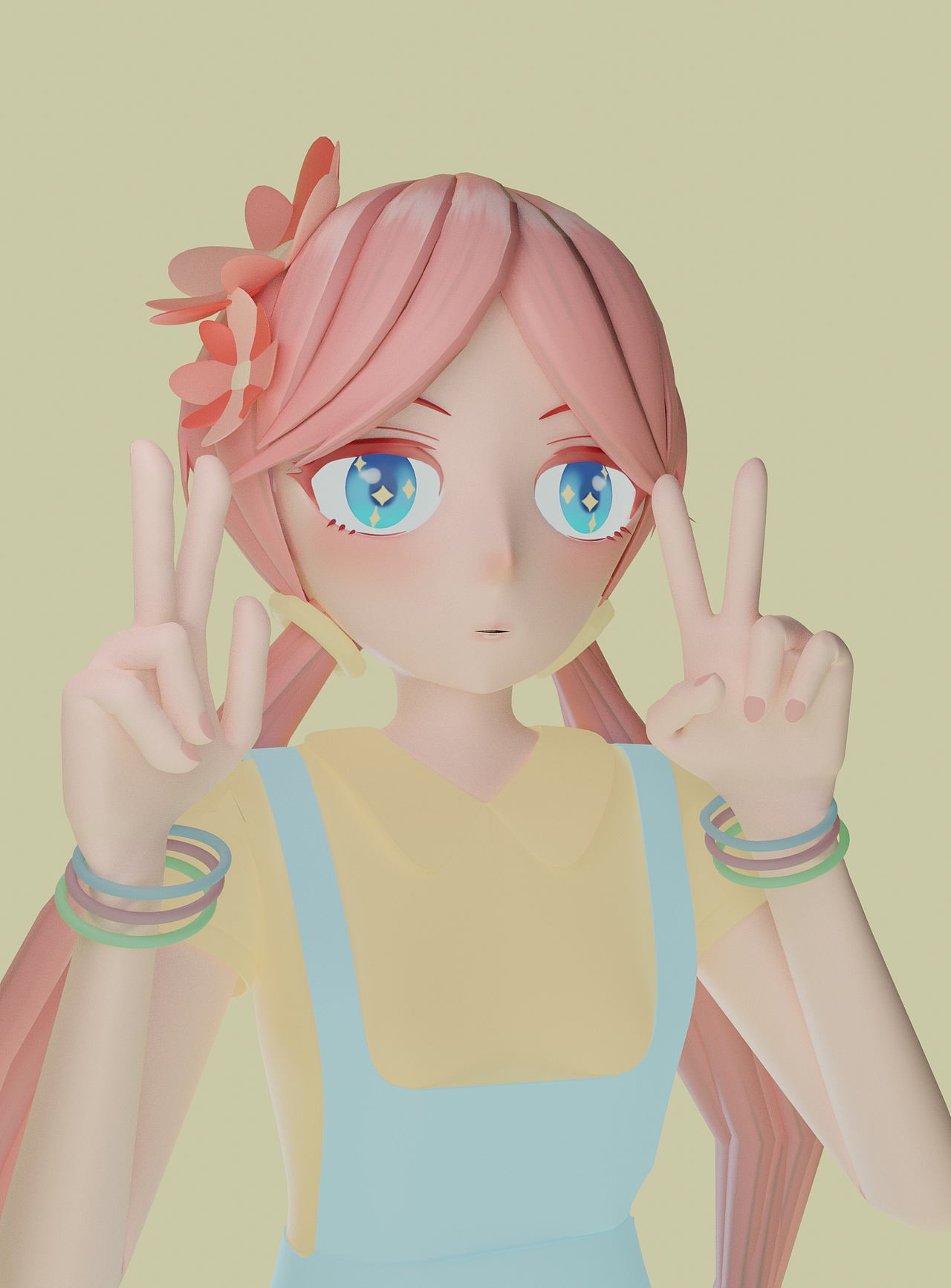 原创人物三渲二练习