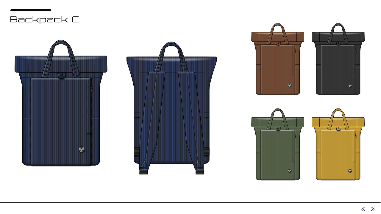 复古唱片通勤包袋设计