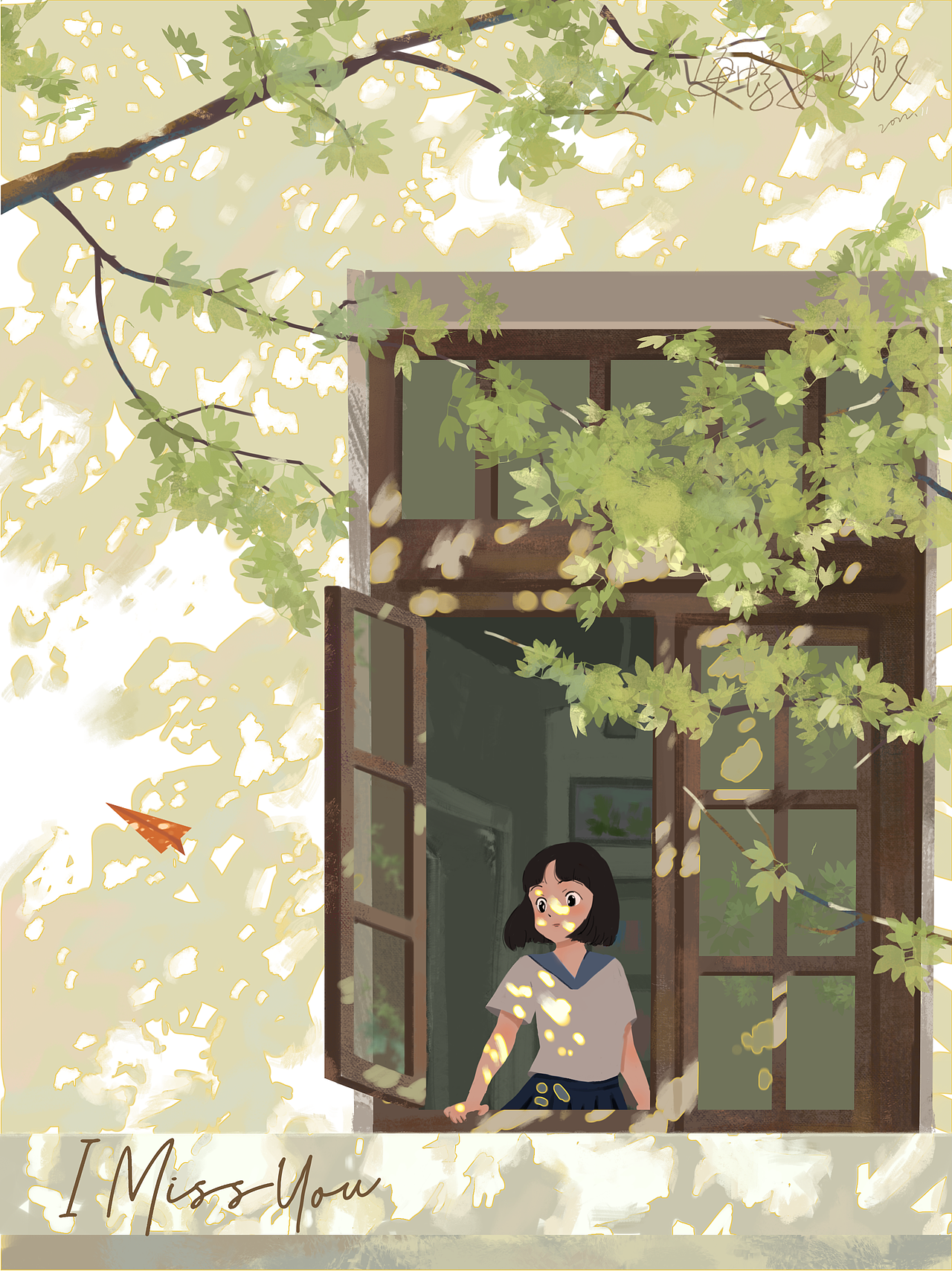 日常习作-《回忆》（一）（图ZMzIzMTA2Mzcy） - 商业插画 - 站酷设计师海螺姑娘lx原创素材 - 站酷ZCOOL