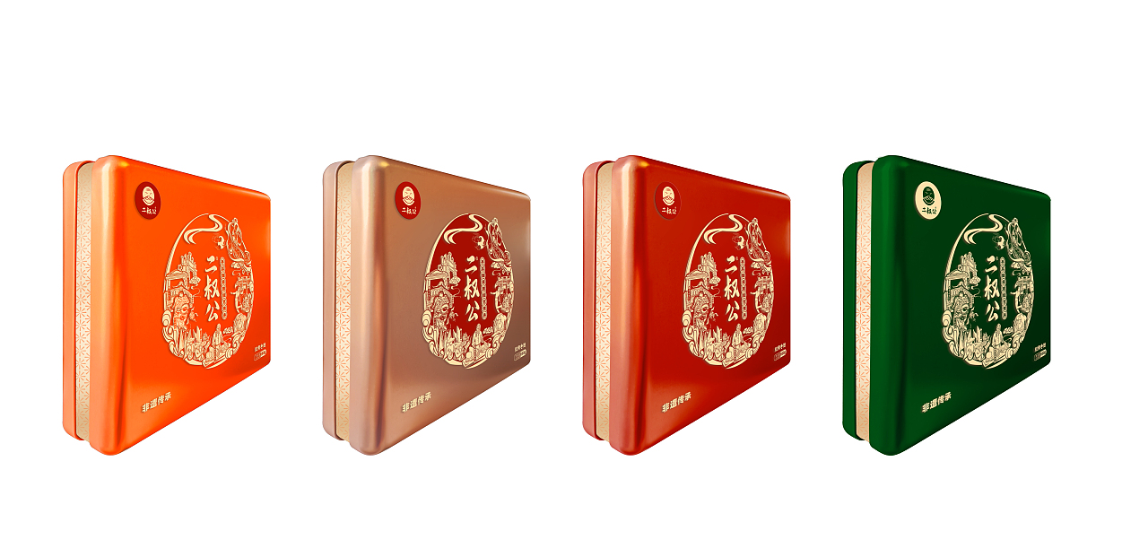 正本設計｜二叔公 月饼包装设计（图ZMzQ3Mjc4MDA4） - 包装 - 站酷设计师正本設計原创素材 - 站酷ZCOOL