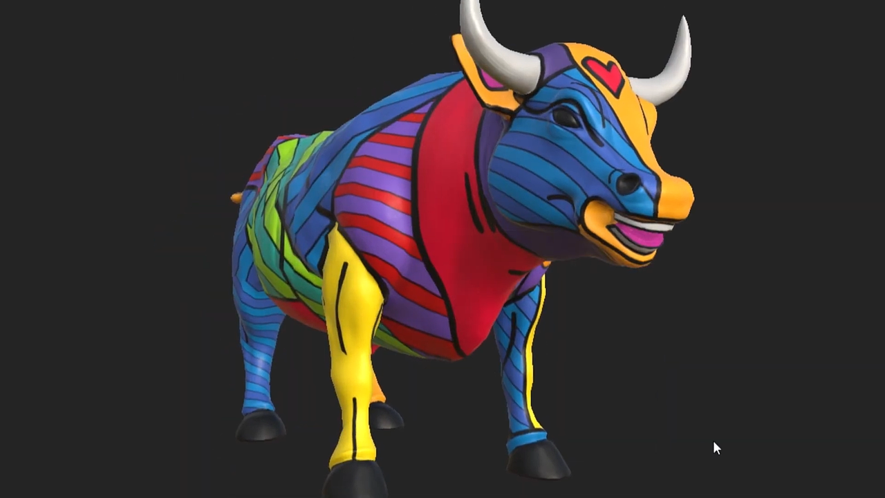 裸眼3D动画-巴西艺术家"快乐艺术运动 "