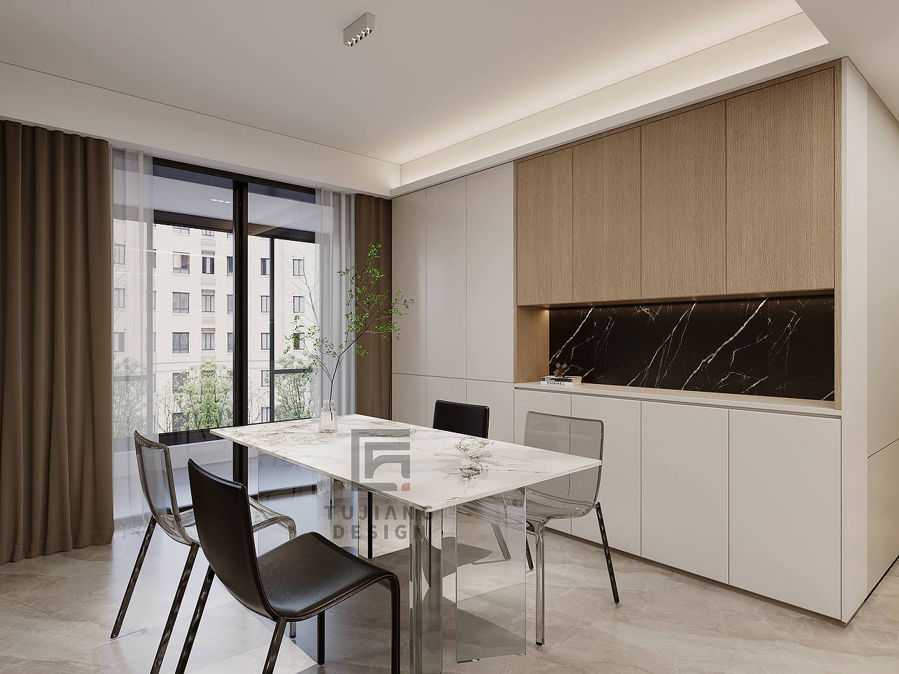 现代极简,朴素的空间设计,也让生活简约温馨舒适