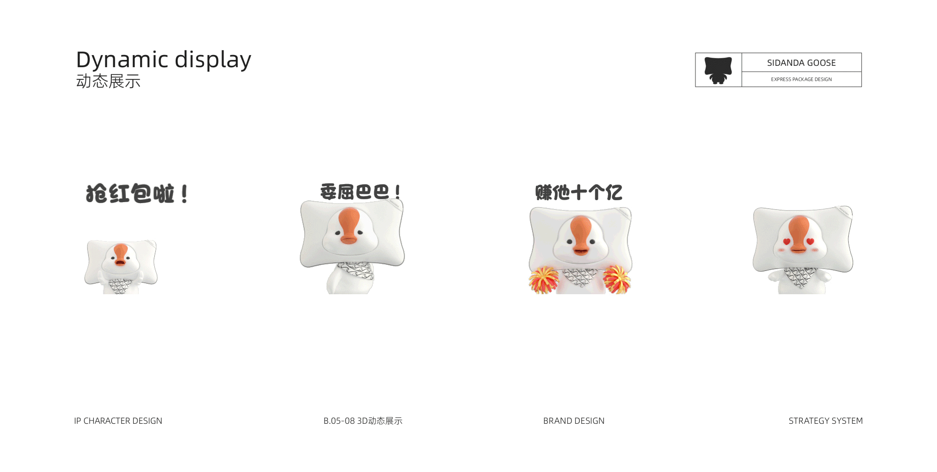 三维动态表情包_SIDANDA鹅（图ZMzYzMzQ1MDc2） - 人物/生物 - 站酷设计师再买一个热水瓶原创素材 - 站酷ZCOOL
