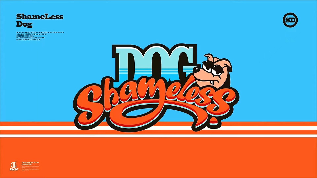 手工汉堡热狗品牌logo设计