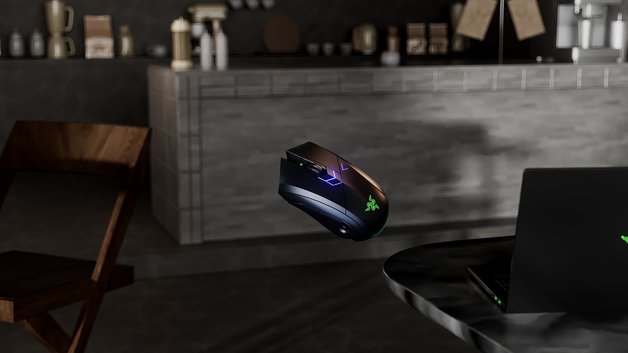 C4D动态作品-鼠标雷蛇