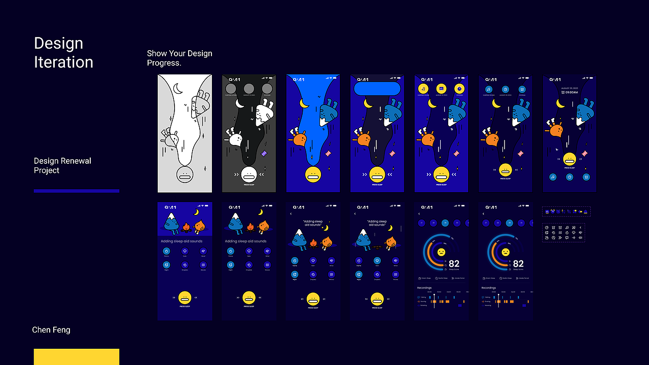 睡眠App-交互设计（图ZMzUzMTM4NDUy） - APP界面 - 站酷设计师奔儿喽晨原创素材 - 站酷ZCOOL