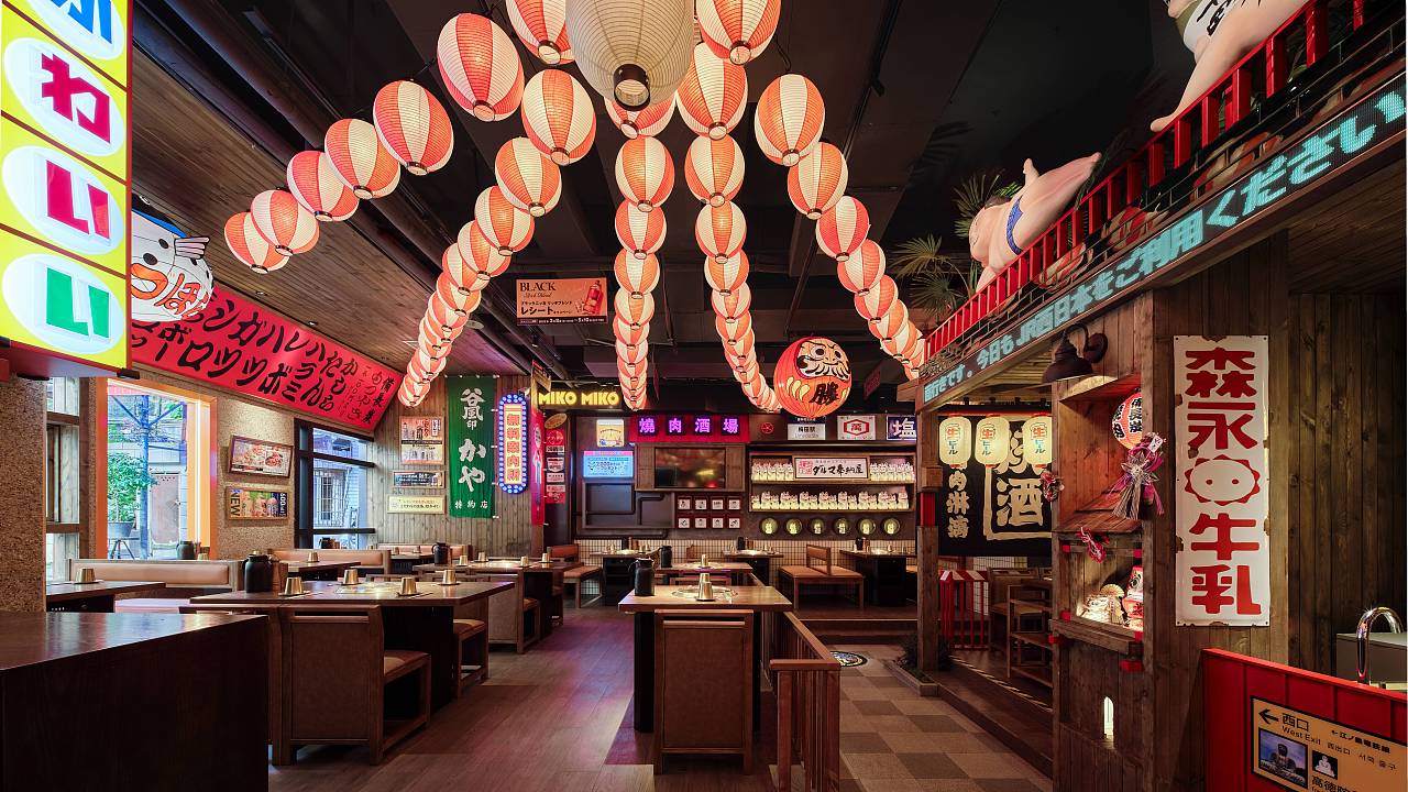 【餐饮空间】MIKO MIKO 日式和牛烧肉（图ZMzU2MTQxOTY0） - 酒店餐饮设计 - 站酷设计师南京拿云室内设计原创素材 - 站酷ZCOOL