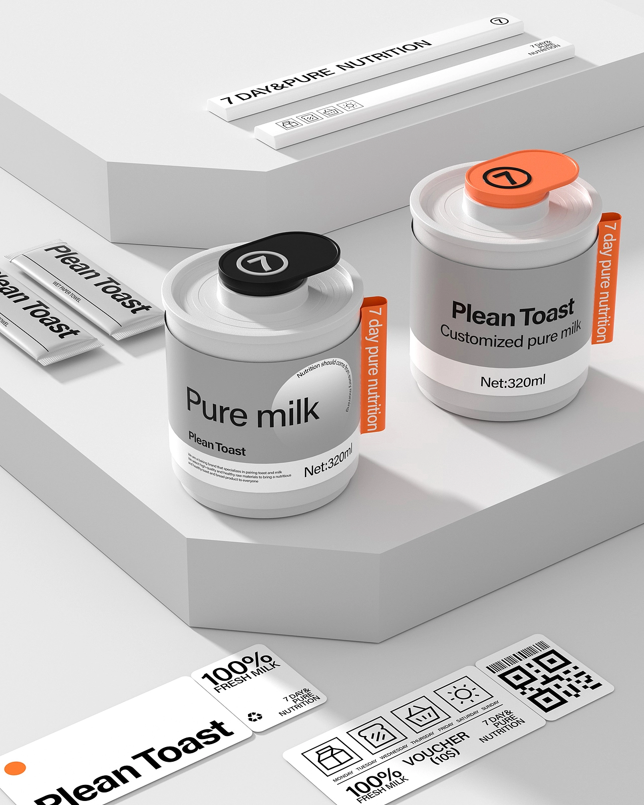 Plean Toast 早餐吐司-餐饮策略视觉设计