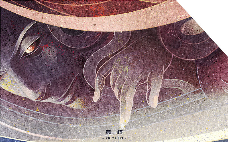 刘慈欣科幻系列04《三体2-黑暗森林》小说封面（图ZMzU2MjEyOTIw） - 艺术插画 - 站酷设计师袁一柯原创素材 - 站酷ZCOOL