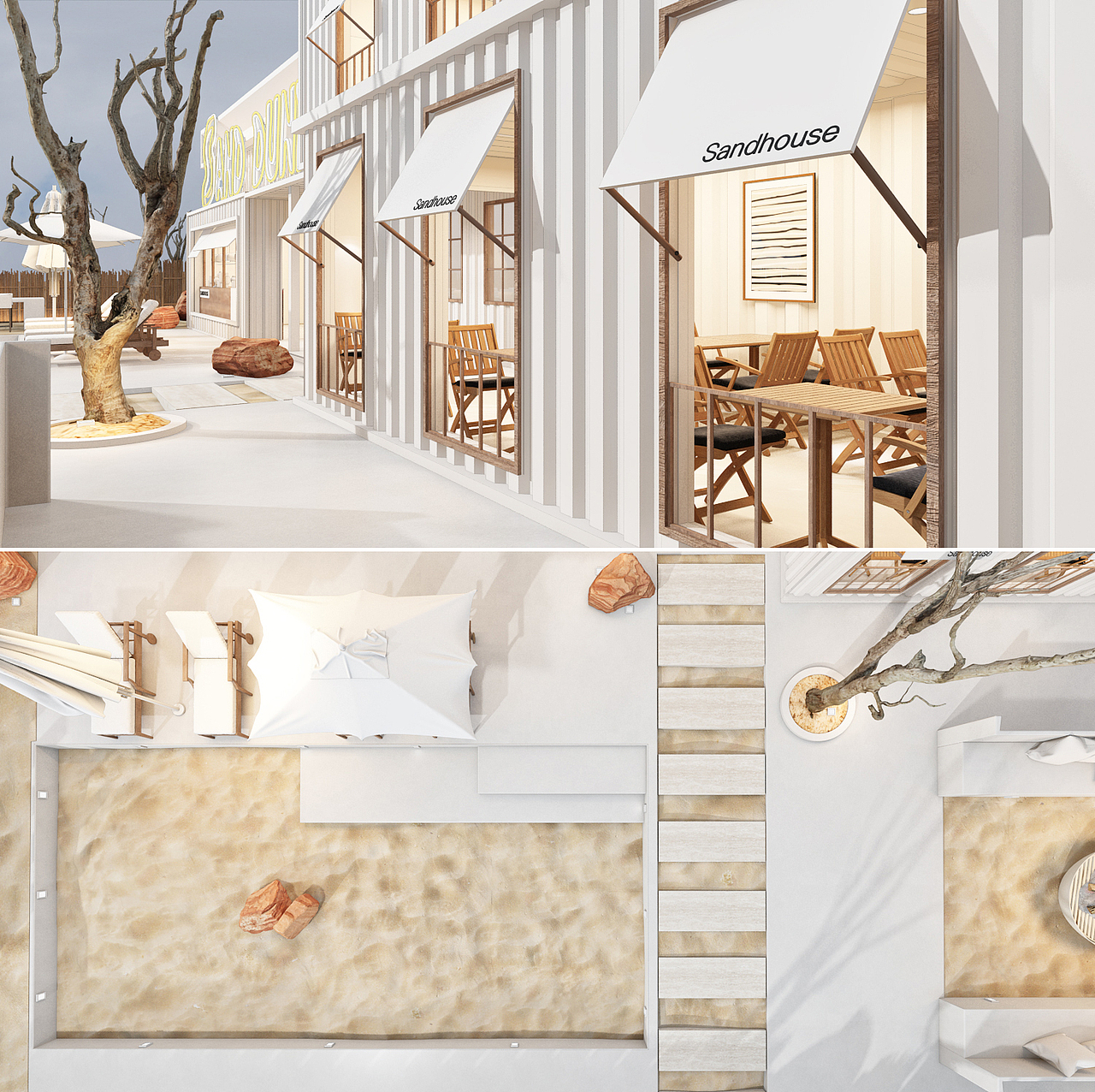 660平 | 奶白集装箱设计