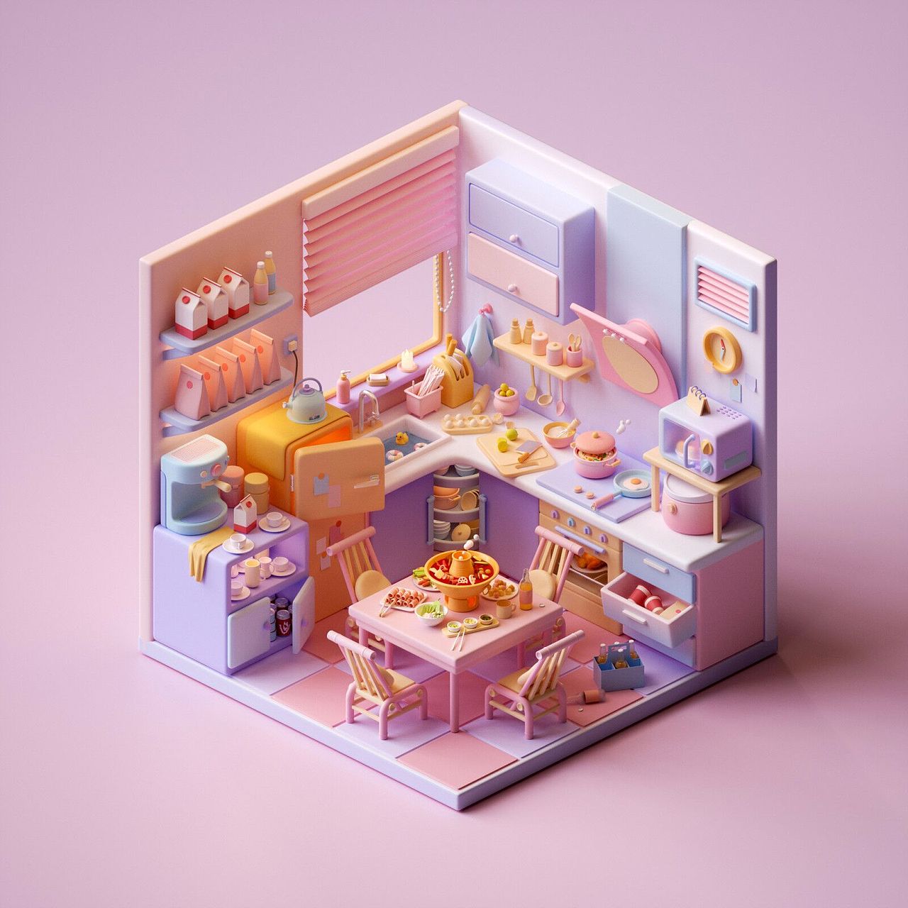 近期C4D零基础课程小房间案例优秀作业-C4D蜂巢计划(图ZMzQ0MDQxMjQw) - 场景 - 站酷设计师我就是NiaoNiao原创素材 - 站酷ZCOOL