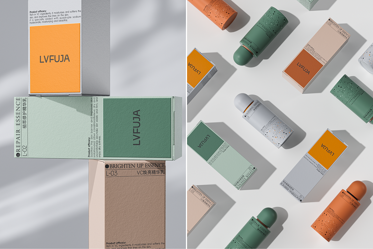 LVFUJA | 护肤品包装视觉设计