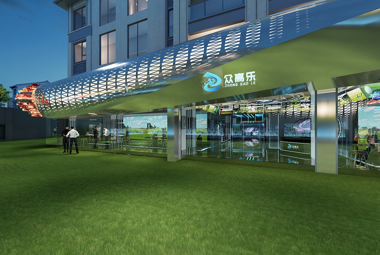 LK DESIGN | 杭州众高乐高尔夫球馆区设计方案
