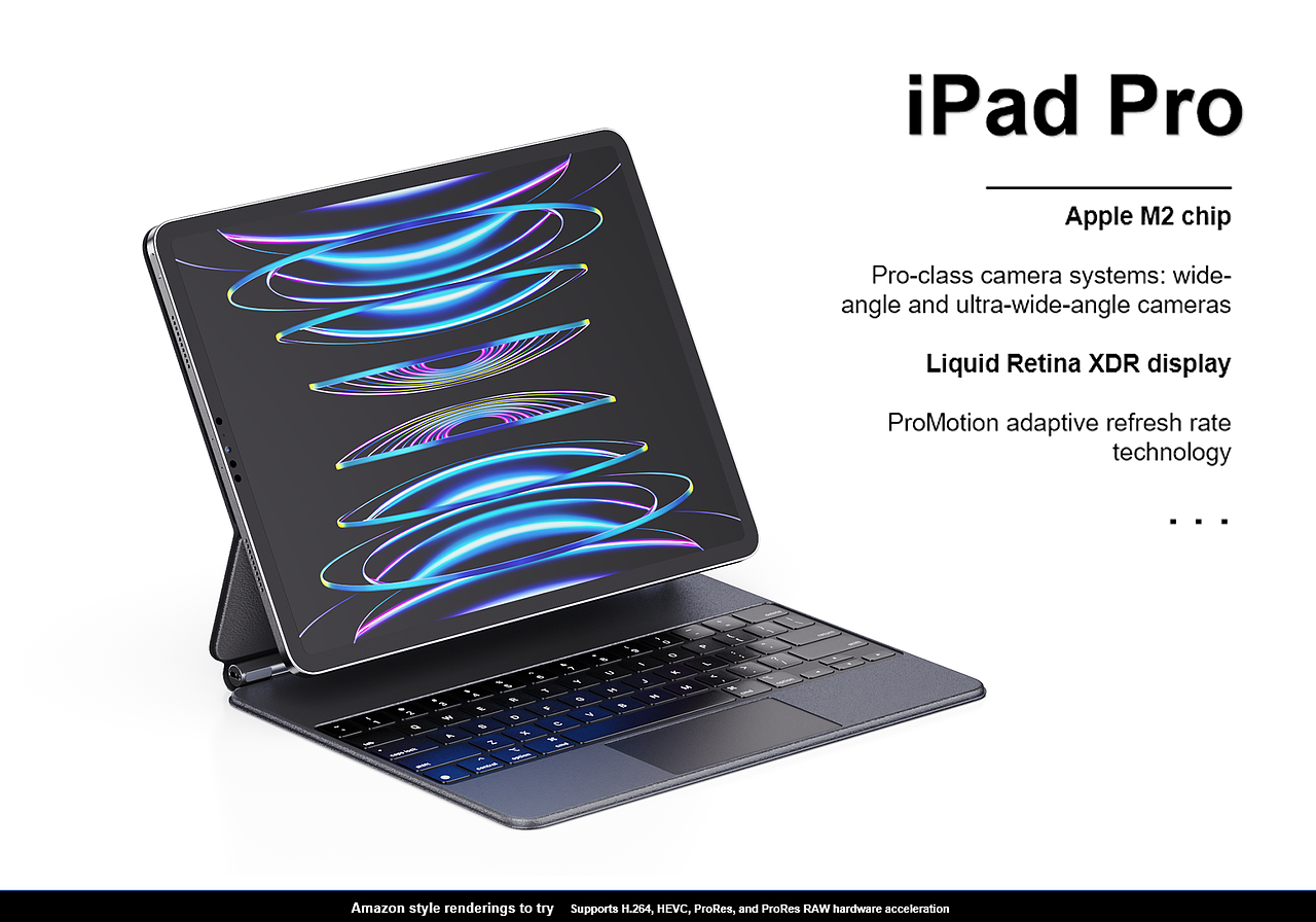 【keyshot渲染】产品表现——iPad Pro