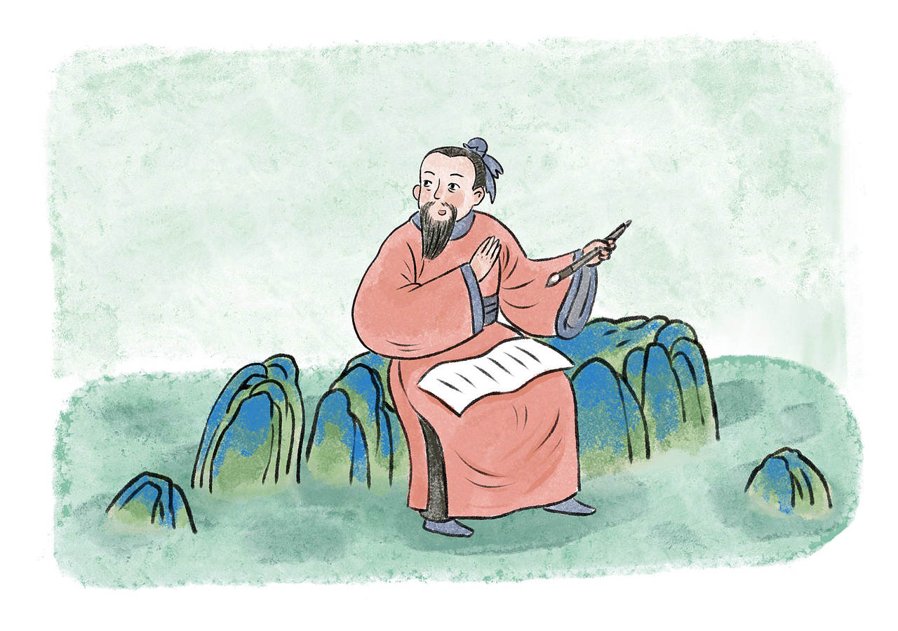 【古风插画】四川教育出版社-国学古诗词项目-合集2