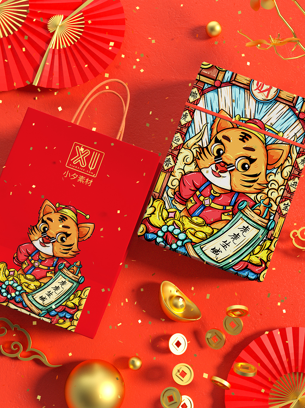 国潮十二生肖（图ZMzM1NTM0NzIw） - 商业插画 - 站酷设计师插画师树野原创素材 - 站酷ZCOOL