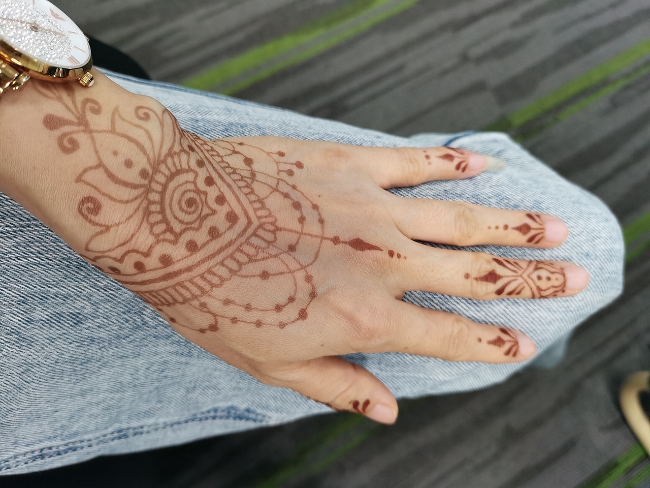 海娜手绘人体-人体绘画艺术