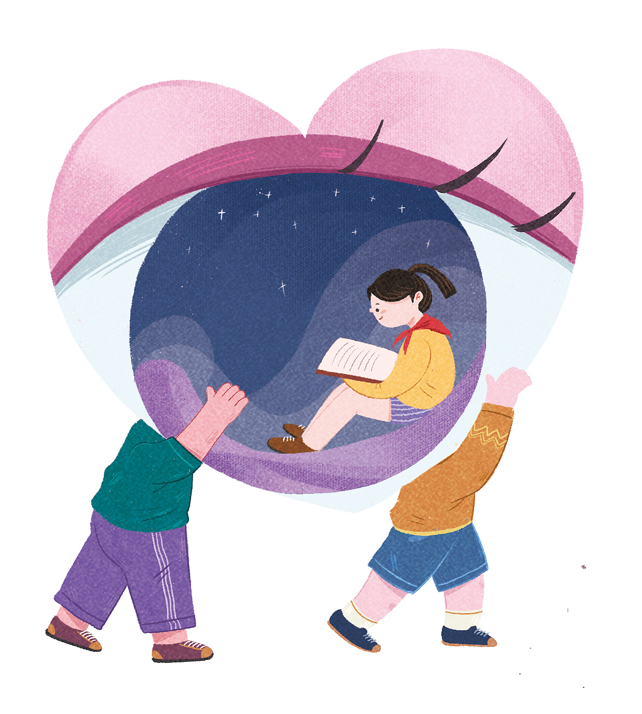 预备队之歌-儿童文学书籍插画（图ZMzQ3MTQ0NTk2） - 儿童插画 - 站酷设计师阿雅嘿limengya原创素材 - 站酷ZCOOL