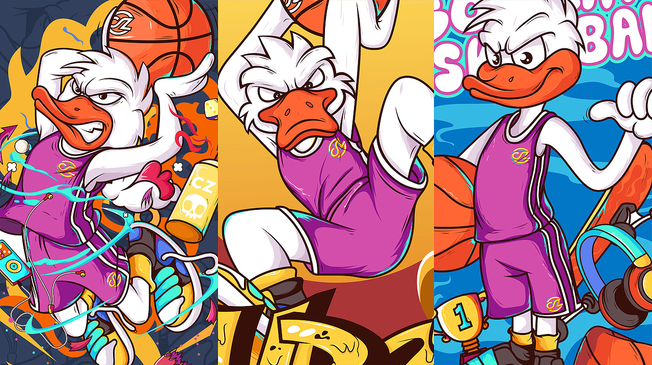 原创潮流篮球IP-潮玩IP 吉祥物 文旅IP设计