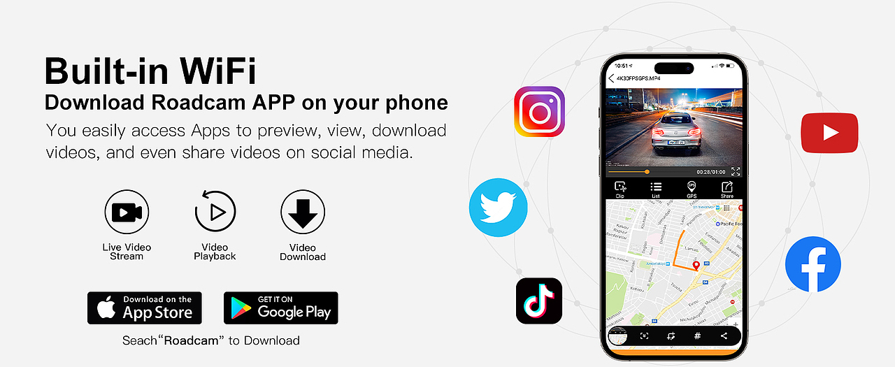 行车记录仪亚马逊主图/A+