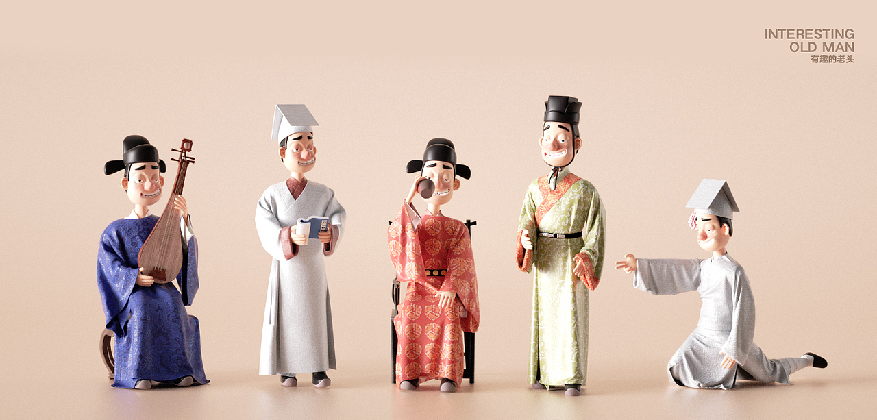 有趣的小老头丨IP角色设计