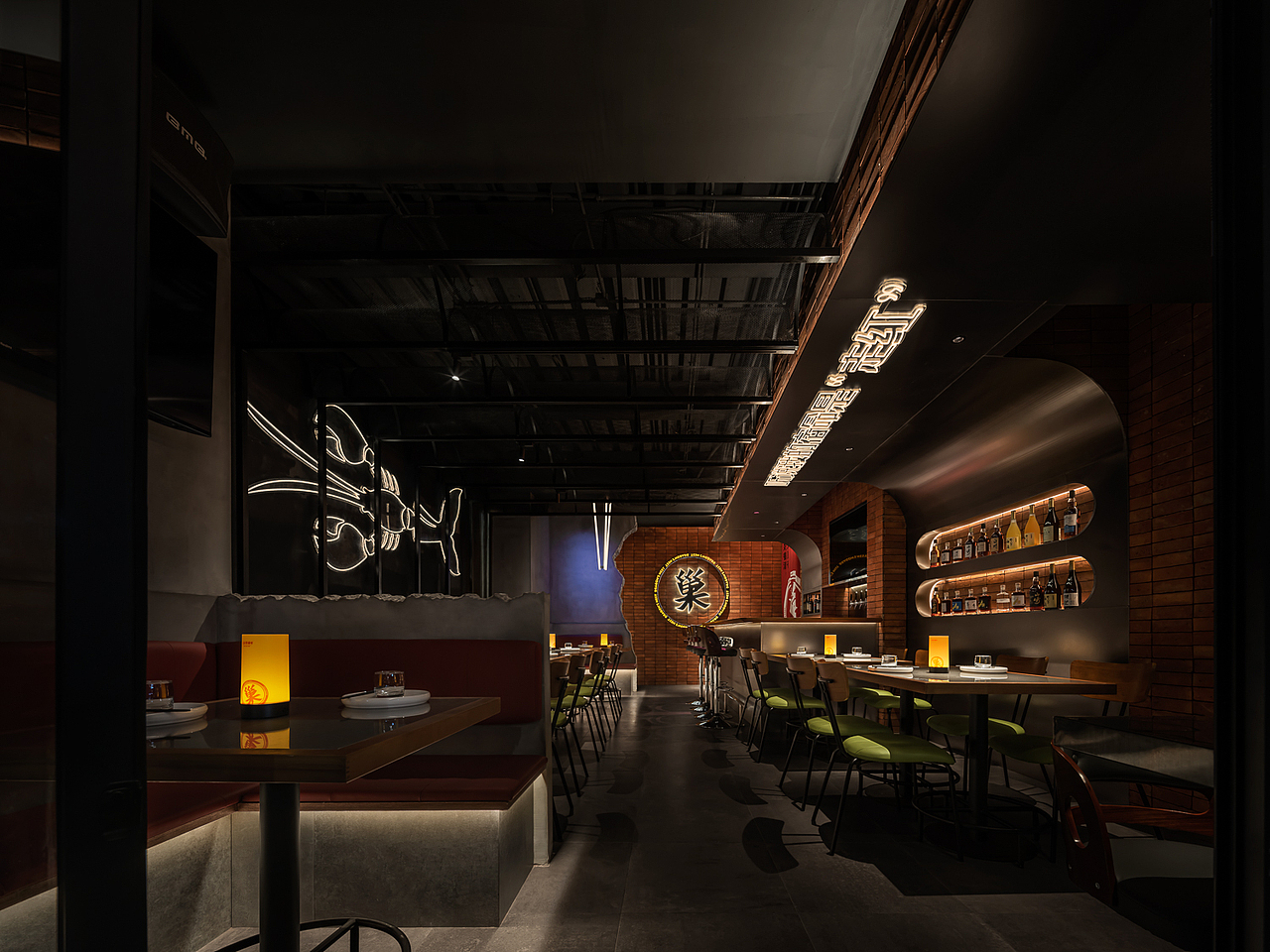 深圳餐厅设计,龙巢餐酒馆:日餐夜酒,生活变奏