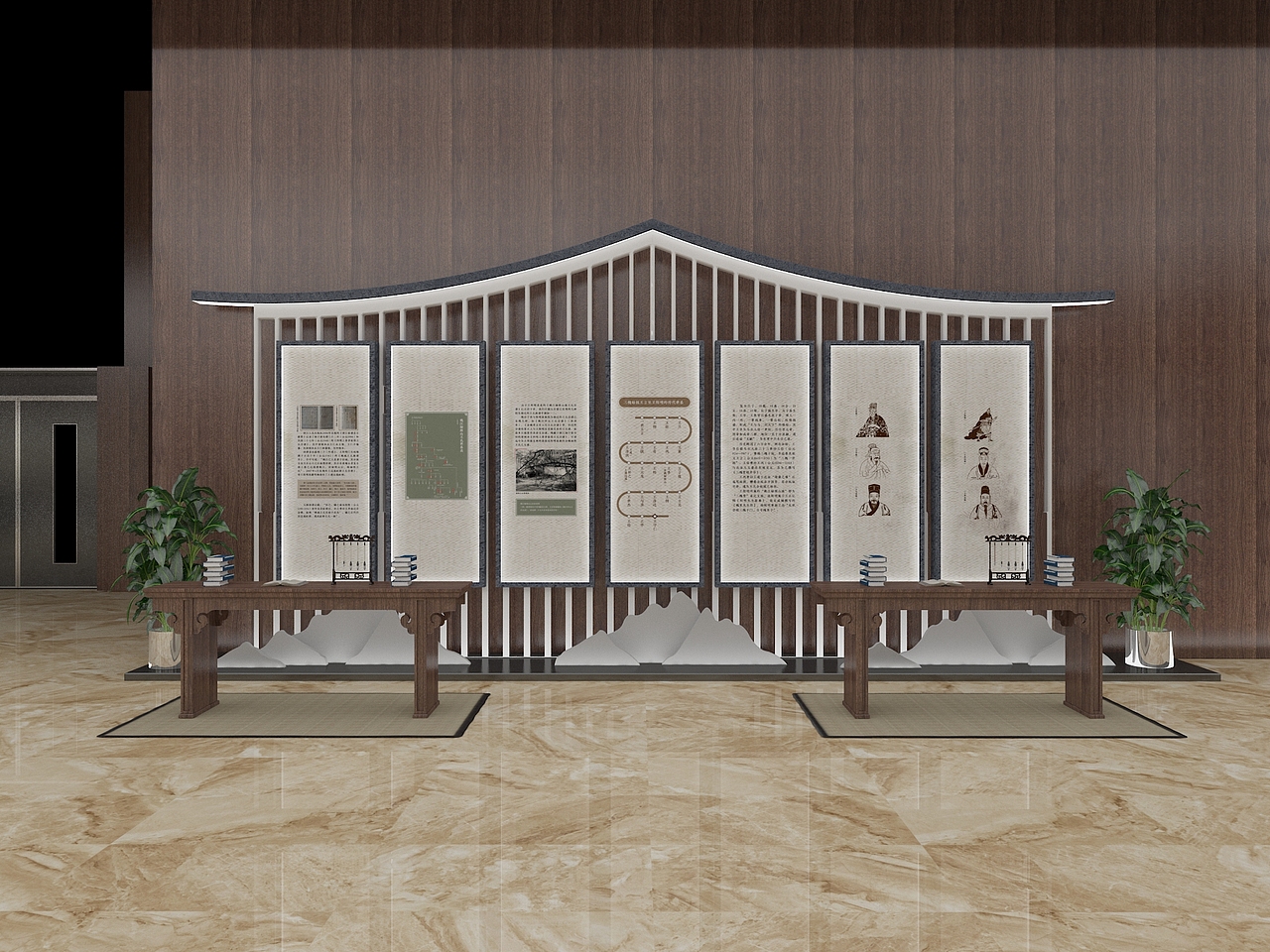 新中式序厅会展美陈