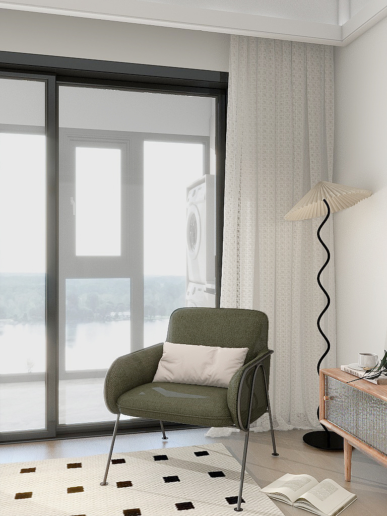 现代原木风家装效果