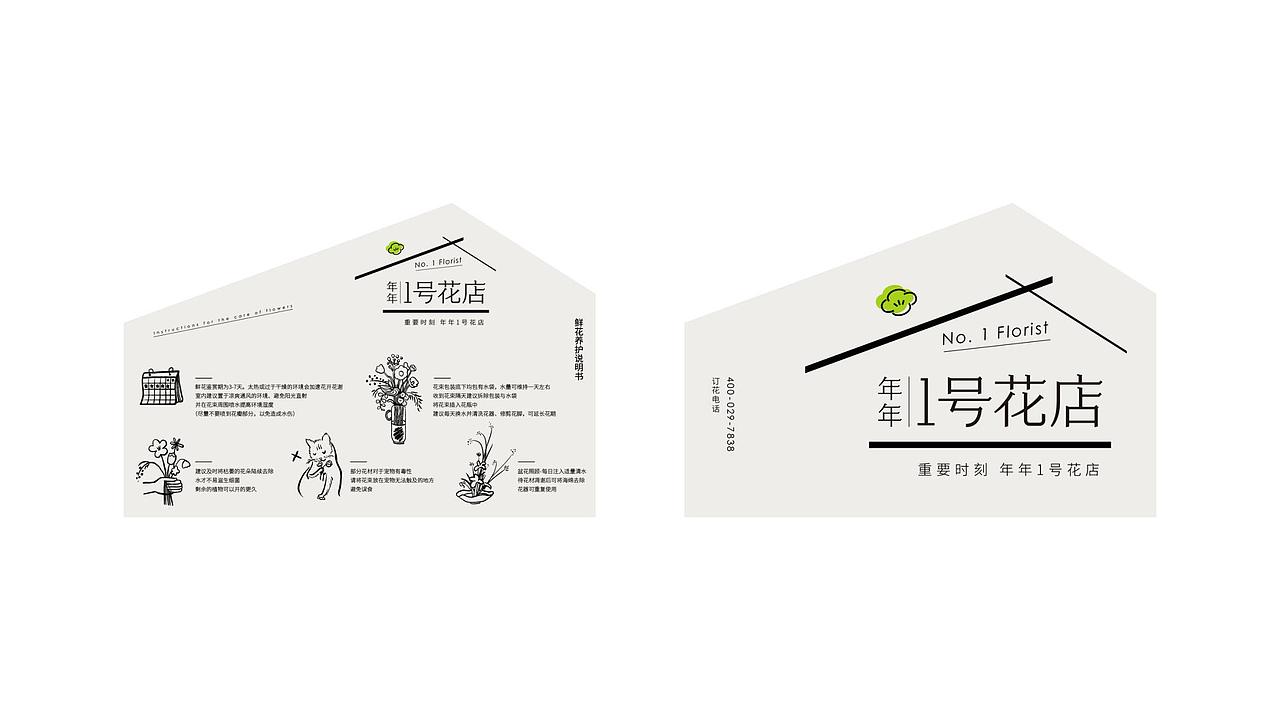 年年一号花店品牌设计提案分享