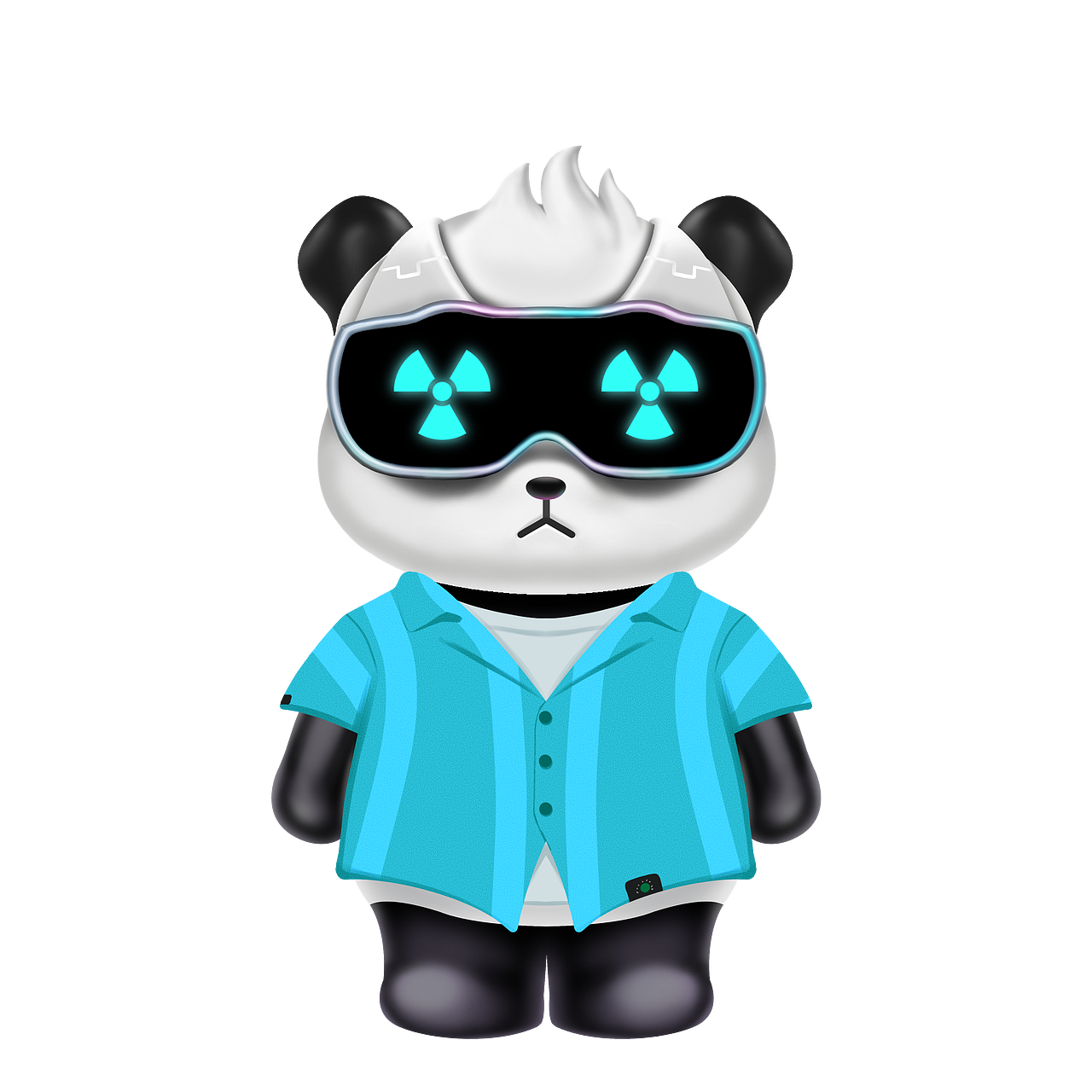 《Cyber Panda》IP数字艺术NFT（图ZMzIyMzQ2NjQw） - 商业插画 - 站酷设计师暴击设计原创素材 - 站酷ZCOOL