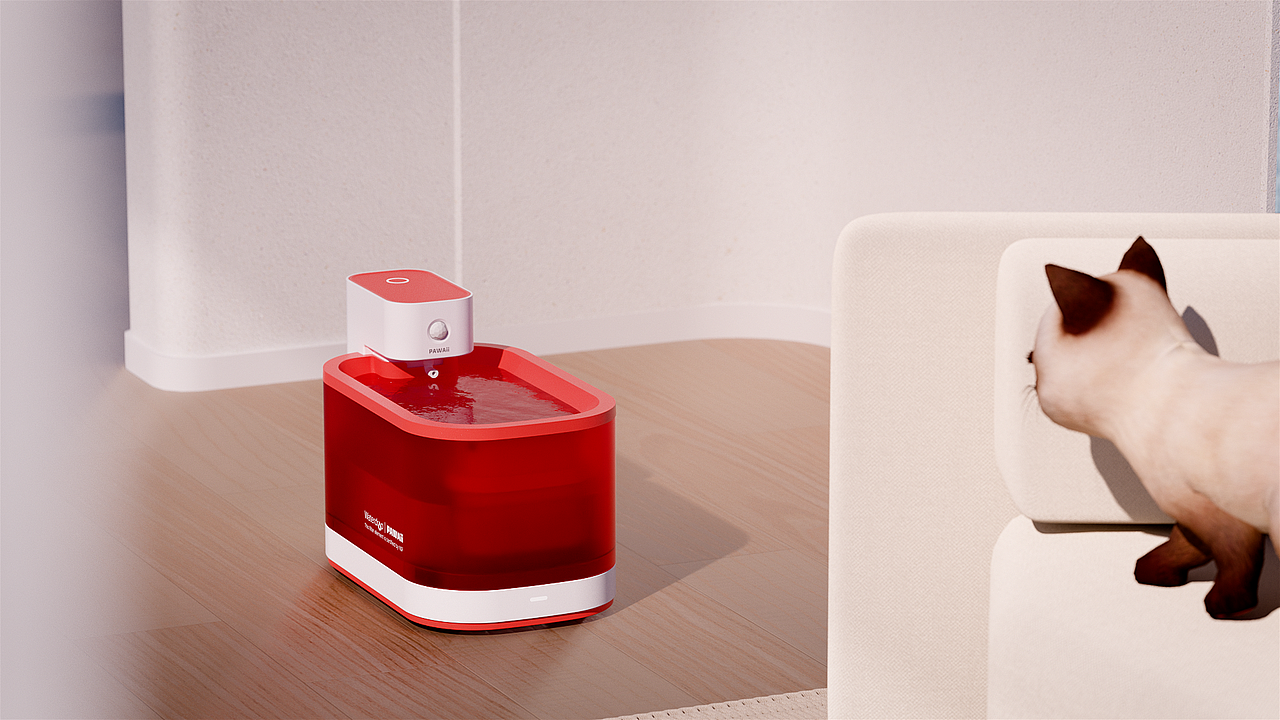 Pawaii 宠物智能饮水机产品动画视频