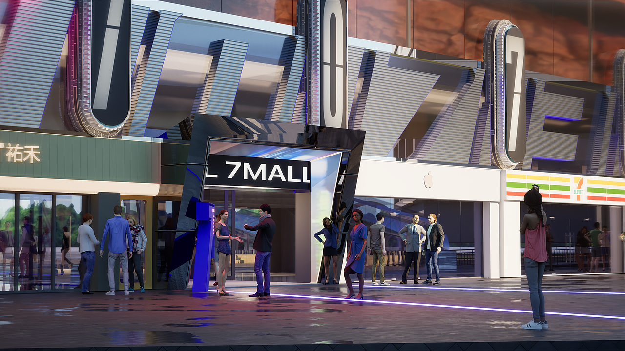 《长沙7MALL》室内外升级设计方案：门头设计+室内升级（图ZMzM4ODA2NTMy） - 景观设计 - 站酷设计师MANDOXIE谢祚森原创素材 - 站酷ZCOOL