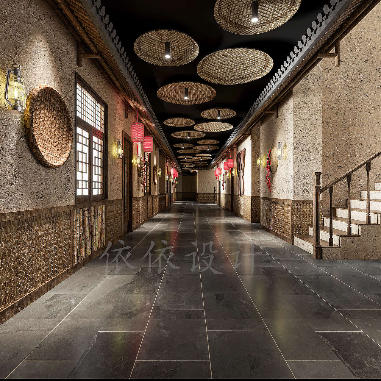 农家乐餐厅民宿设计