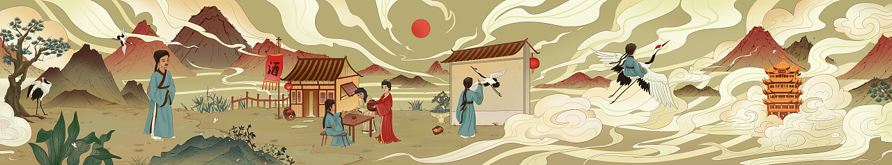 近期合集国风插画（图ZMzAwMDEzMTAw） - 创作习作 - 站酷设计师小披风R原创素材 - 站酷ZCOOL