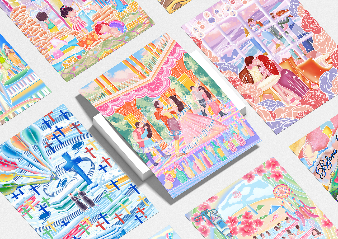 意象乐章——贝多芬交响曲主题插画设计