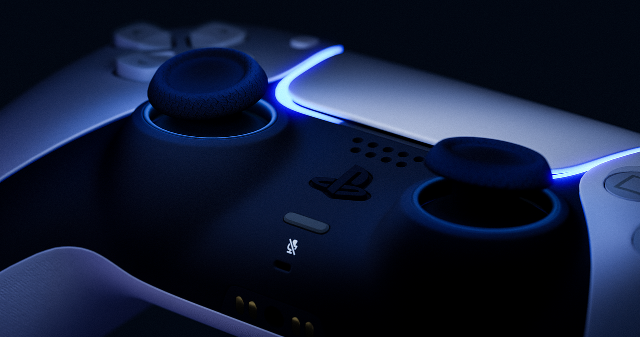 PS5 Controller DualSense Rendering/手柄渲染