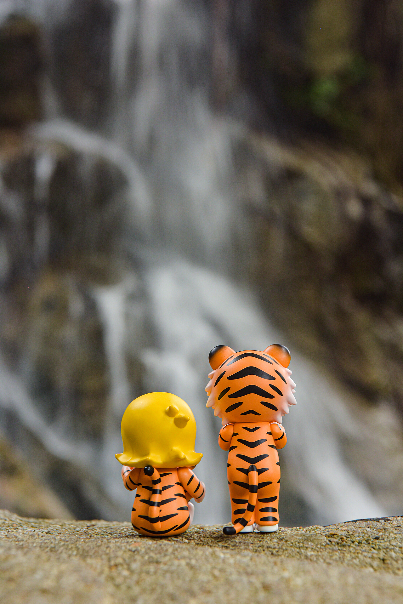 空空带虎虎游花果山水帘洞