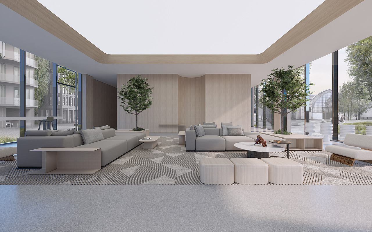 售楼部模型ENSCAPE渲染