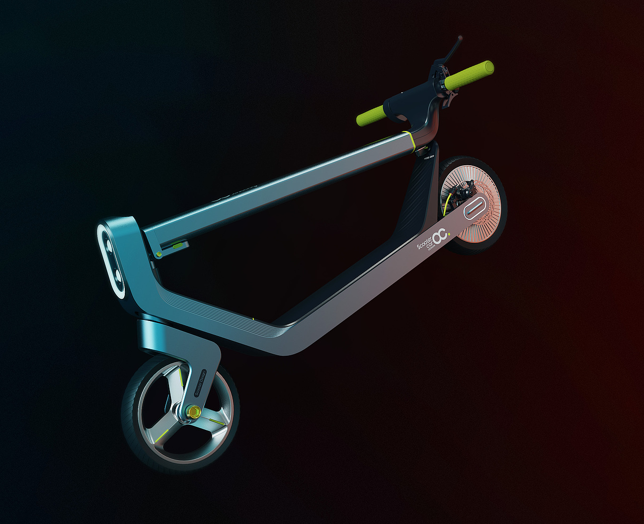 City electric scooter | 城市电动滑板车（图ZMzA5ODM0NDQw） - 交通工具 - 站酷设计师OldGuy原创素材 - 站酷ZCOOL