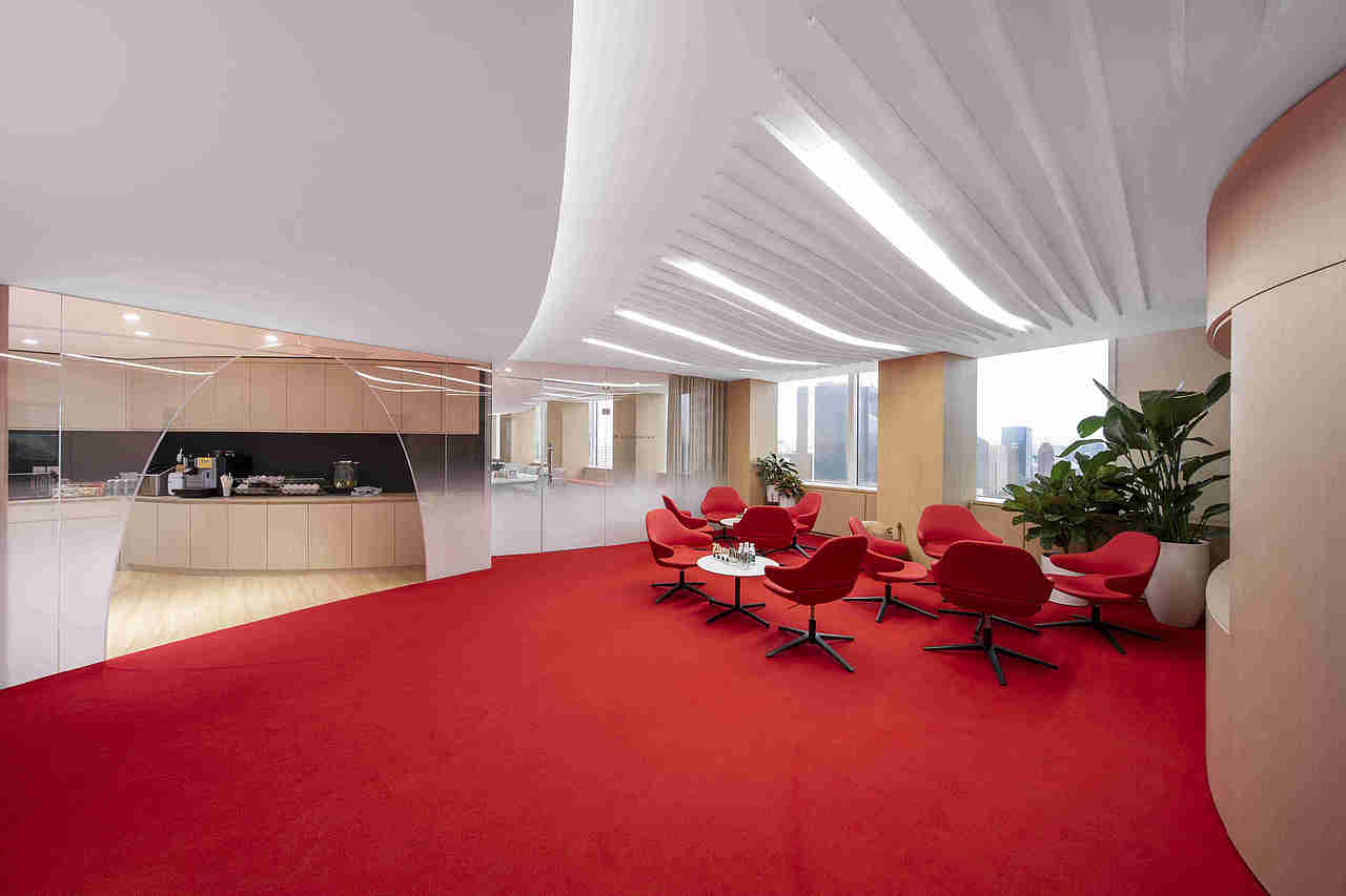 西安基金公司办公室装修设计案例（图ZMzAxNjAxOTMy） - 商业空间设计 - 站酷设计师西安办公室装修原创素材 - 站酷ZCOOL