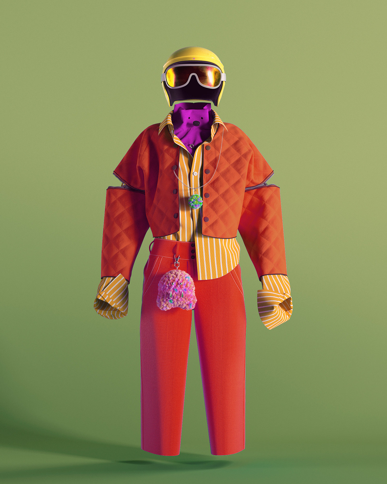 MD+C4D+OC潮流服饰穿搭（图ZMzA3NTYwNzQ0） - 人物/生物 - 站酷设计师叫我布衣原创素材 - 站酷ZCOOL