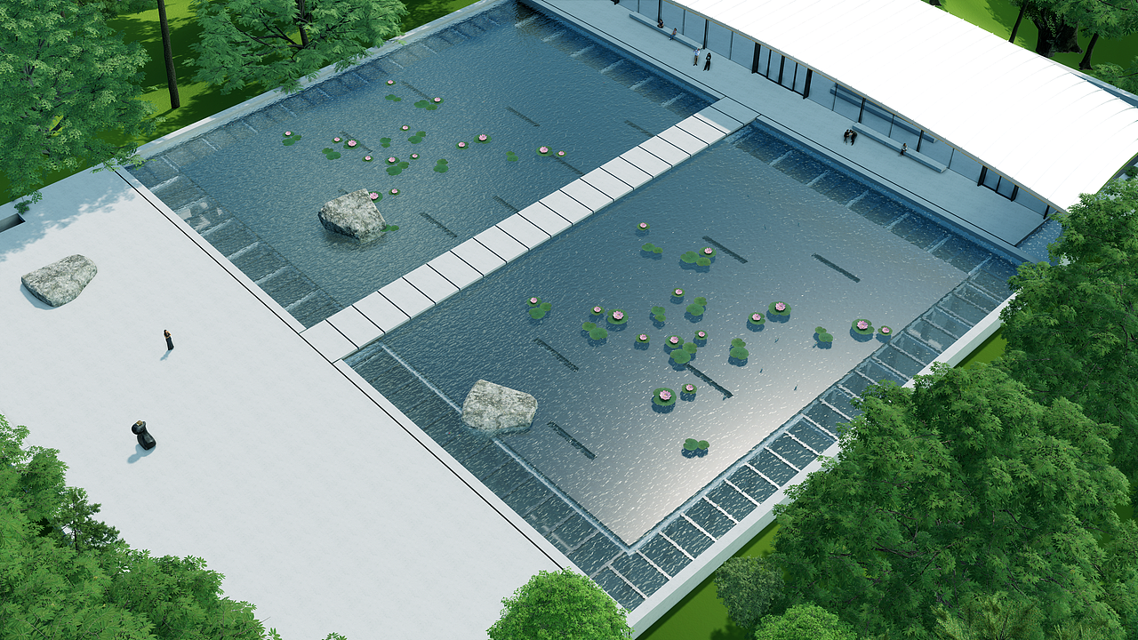 水光石园：与自然对话的石头城遗址博物馆（图ZMzU1NjAyNjgw） - 建筑设计 - 站酷设计师CyberArc原创素材 - 站酷ZCOOL