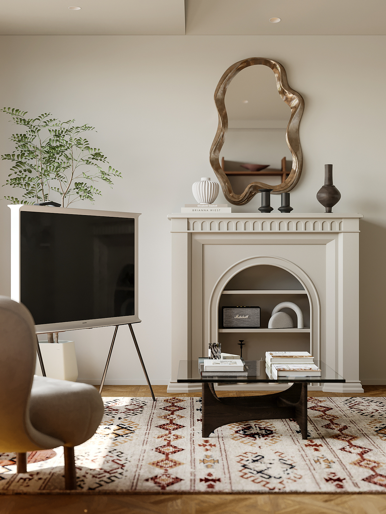 现代复古风格效果图表现（图ZMzQwMjUxNjY4） - 家装设计 - 站酷设计师呜叽唛叽原创素材 - 站酷ZCOOL