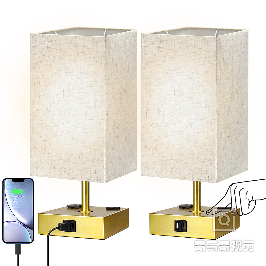 亚马逊主图设计-台灯主副图设计,产品拍摄图片设计