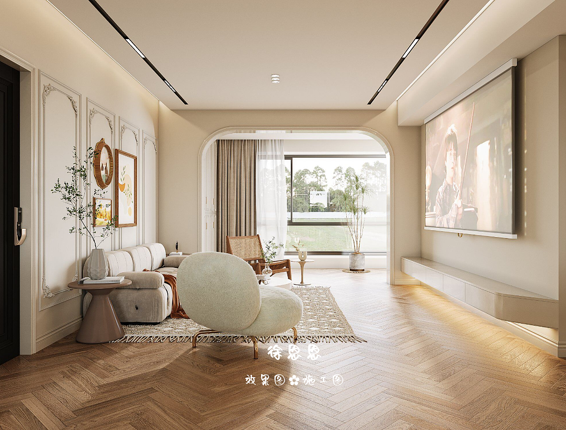 法式奶油风-高级且温暖柔和~