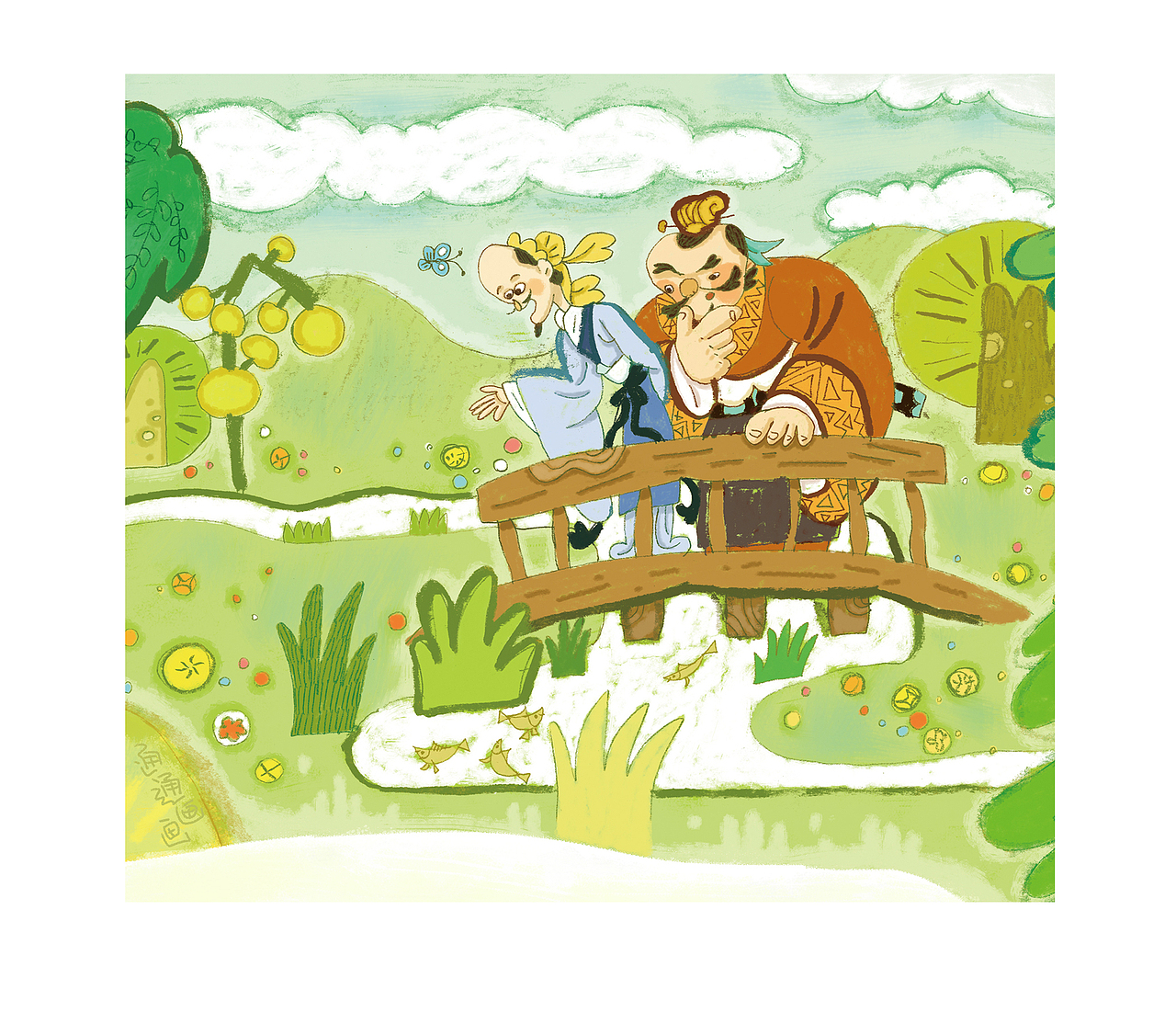 给期刊《作文大本营》画的配图