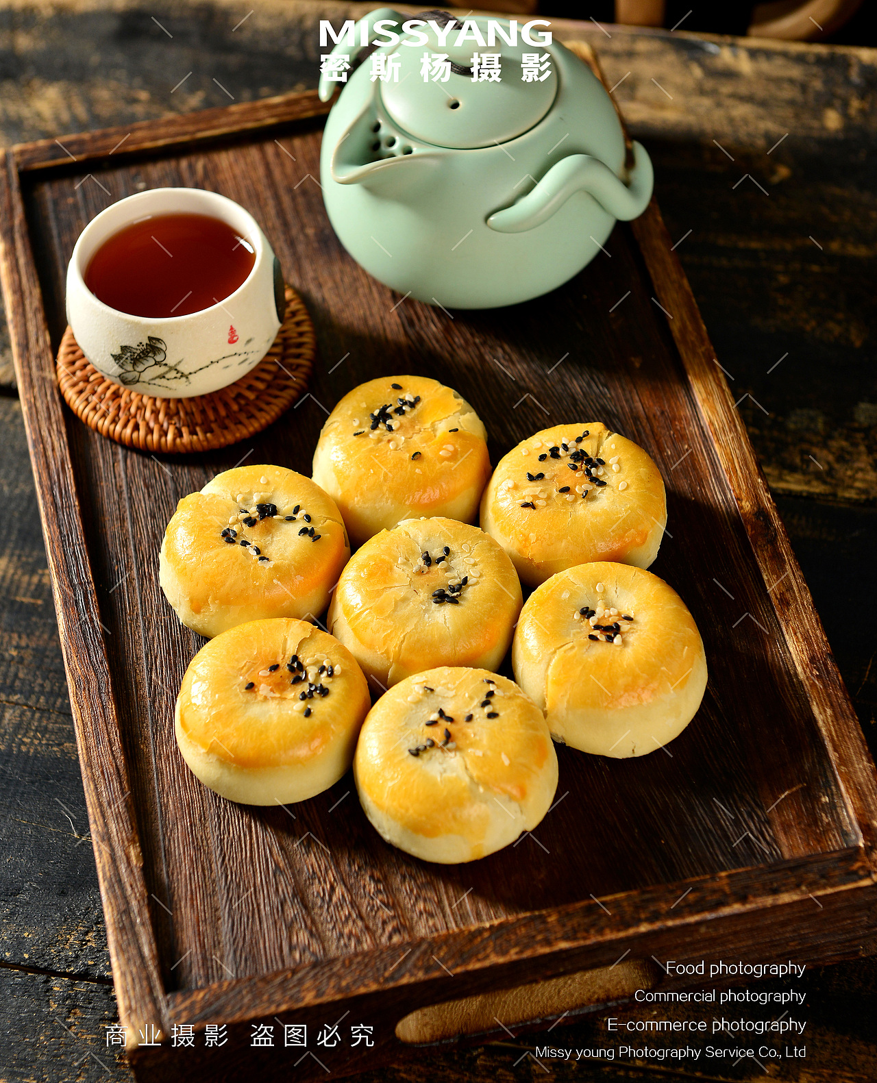 蛋黄酥红豆酥|电商美食摄影|产品糕点拍摄×郑州密斯杨