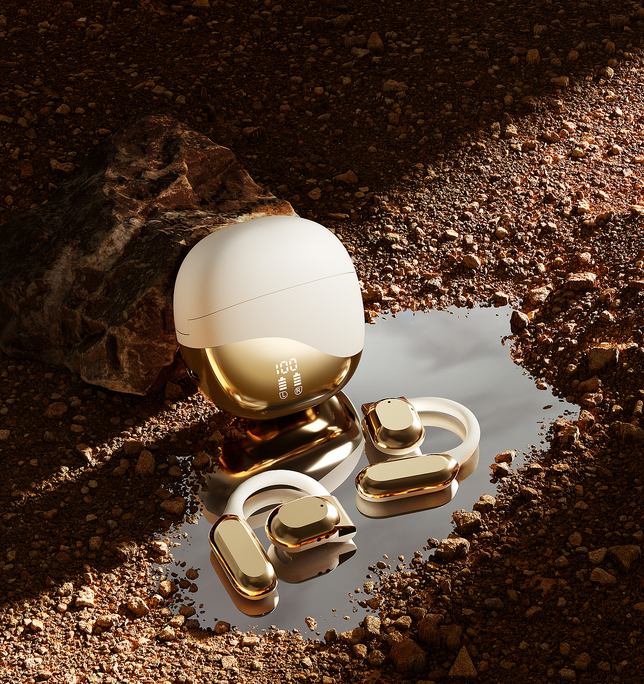 Corona 产品渲染【蓝牙耳机/充电头】（图ZMzY3NjgxMDMy） - 产品 - 站酷设计师无言Tongk原创素材 - 站酷ZCOOL