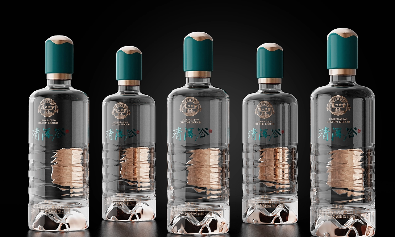 泸州老窖 白酒 酒包装设计渲染